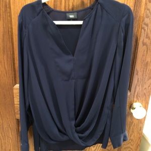 Navy dress top